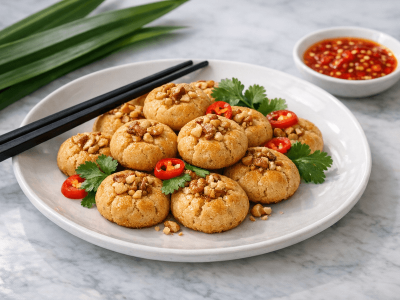 Mini Walnut Butter Cookie
