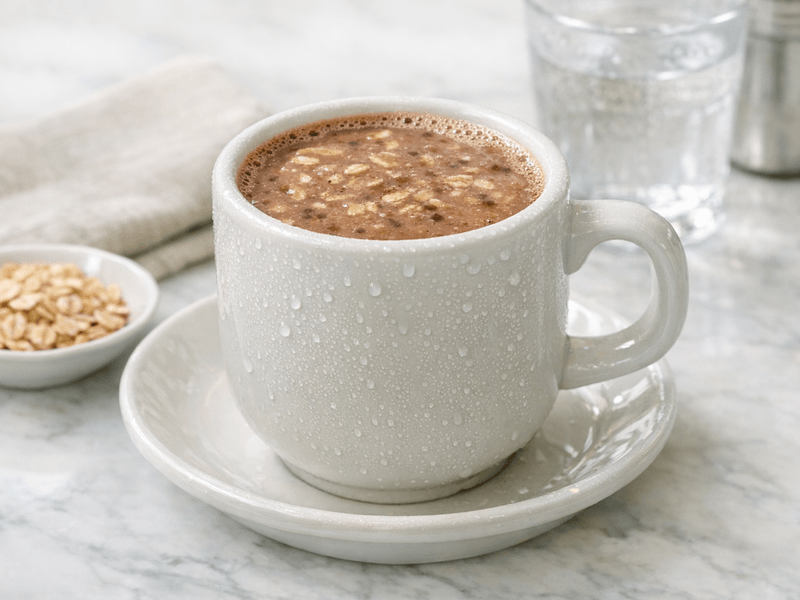 Oats with Chocolate Milk