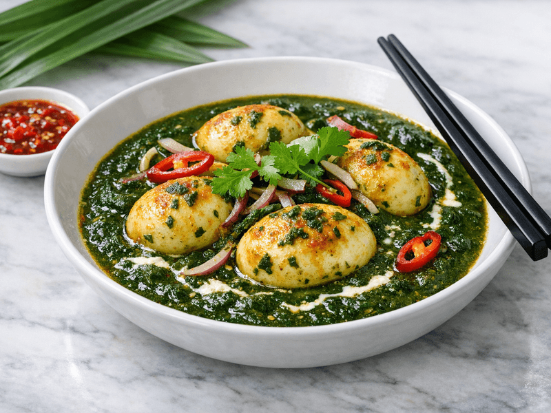 Palak Egg Curry