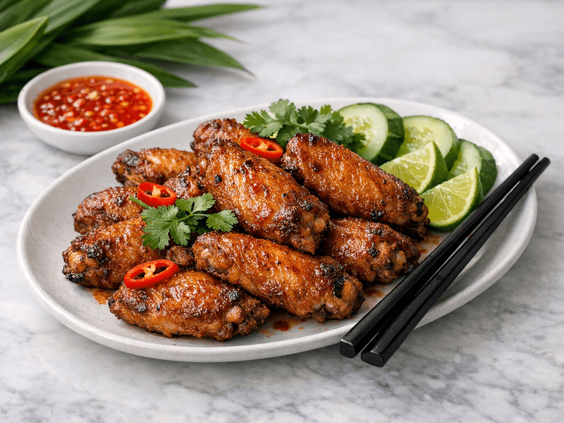 Pan Fried Chicken Wings