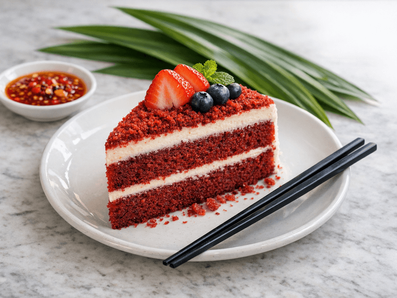 Red Velvet Cake Slice