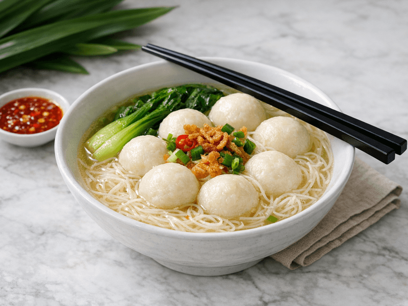 Rice Vermicelli with Fishball