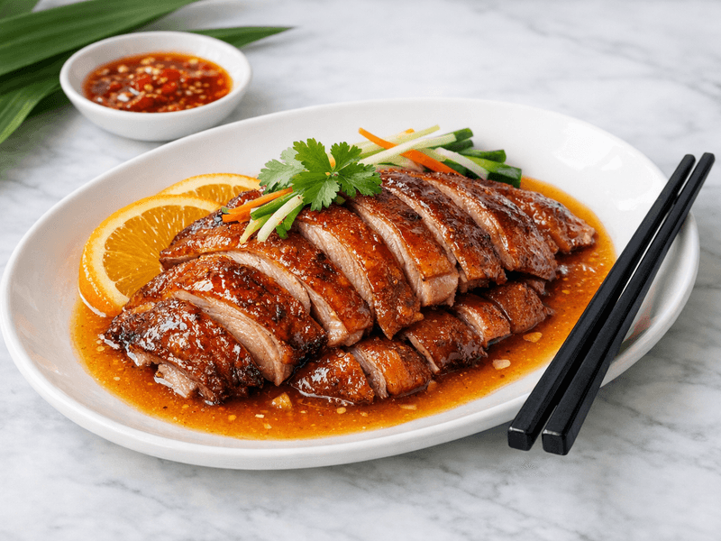 Roast Duck with Orange Sauce