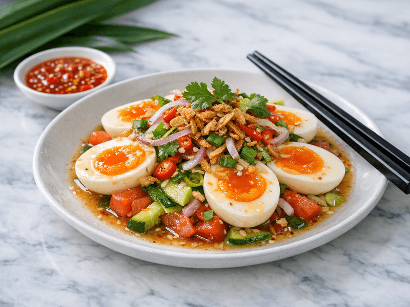 Soft Boiled Egg Salad