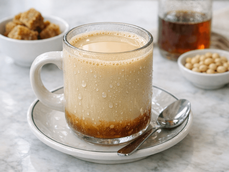 Soy Milk with Jaggery