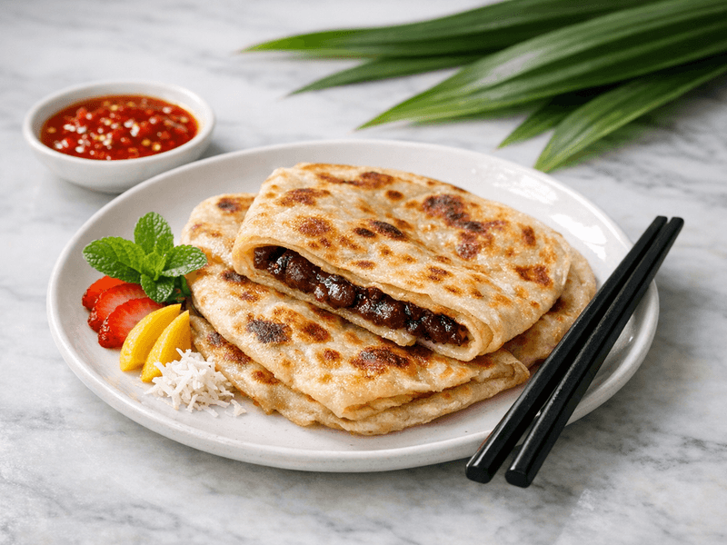 Sweet Red Bean Paratha