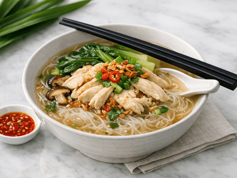 Tang Hoon Soup with Chicken