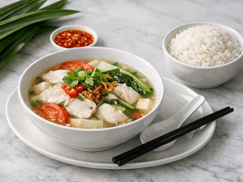 Teochew Fish Soup with Rice