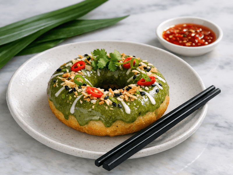 Vegan Matcha Donut