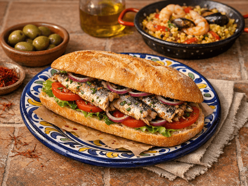 Bocadillo De Sardinas