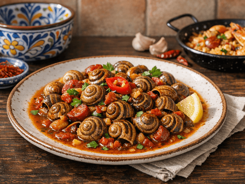 Caracoles a la Andaluza