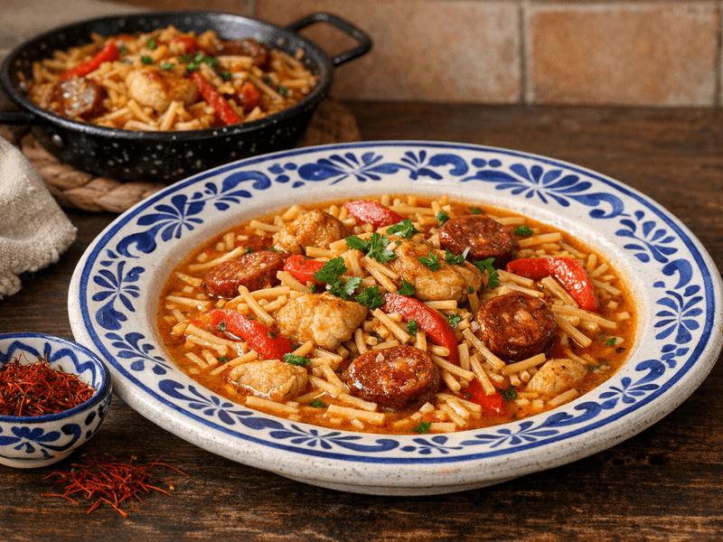 Cazuela de Fideos