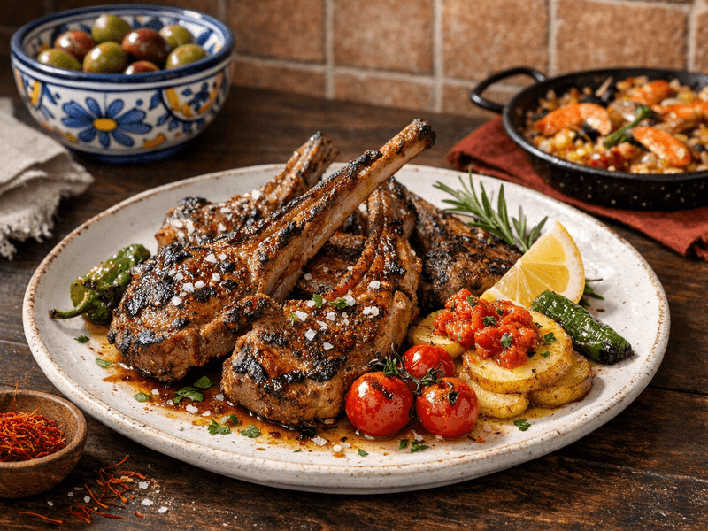 Chuletas de Cordero al Sarmiento