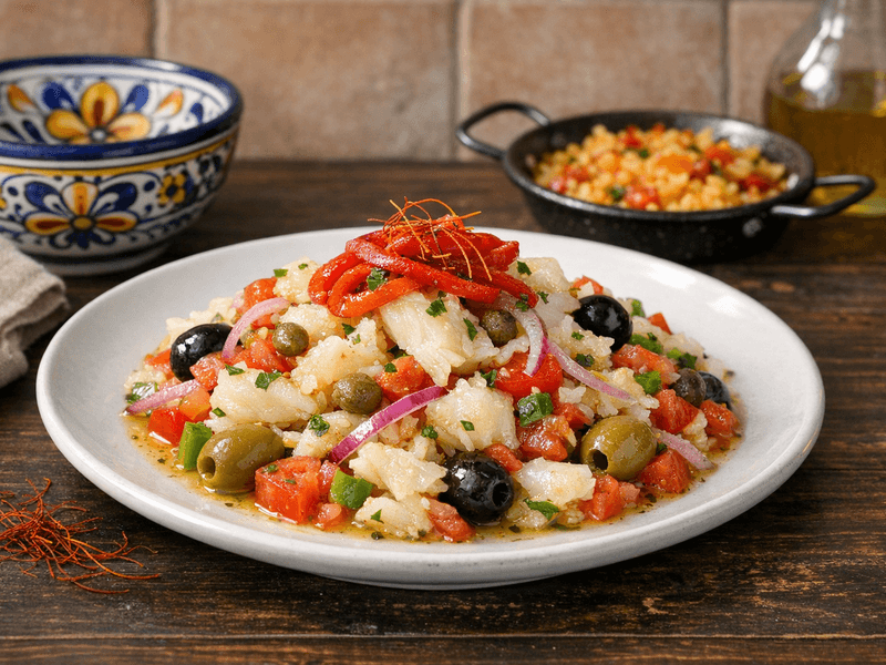 Esqueixada de Bacalao