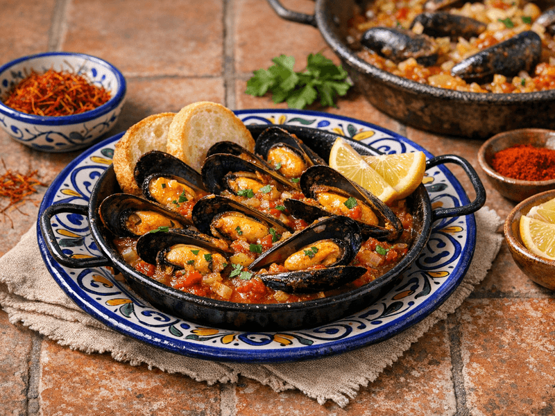 Mejillones a la Marinera