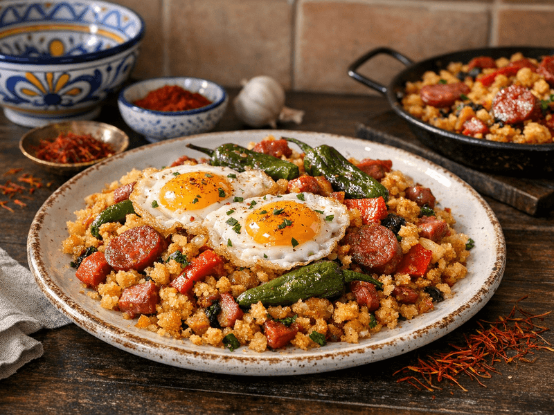Migas a La Pastora Aragonesa