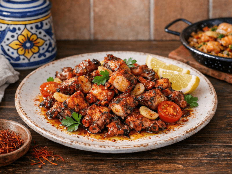 Pulpo Seco con Pimentón