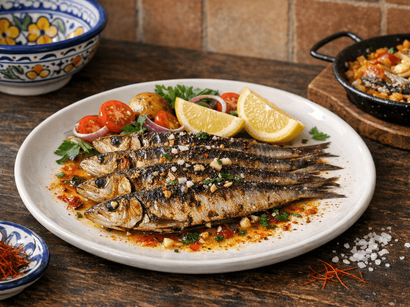 Sardinas a la Plancha
