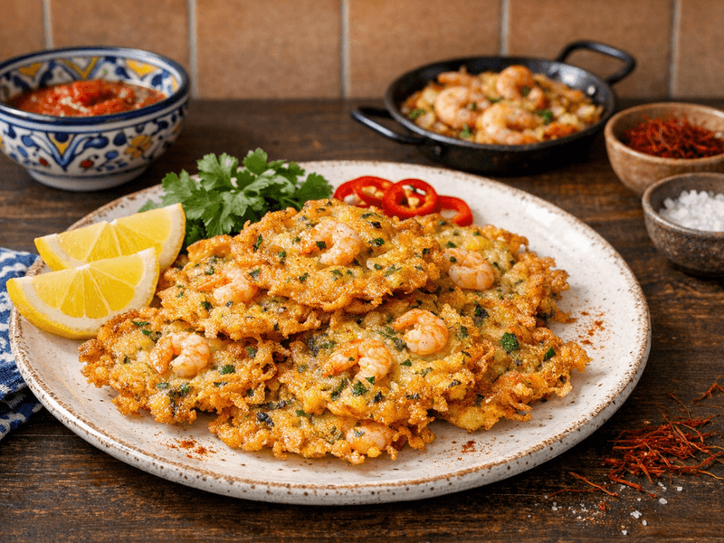 Tortillitas de Camarones