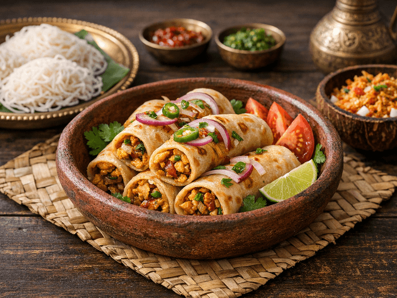 Egg Thoppi Rolls