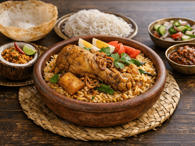 Muslim Chicken Curry (Biriyani style)