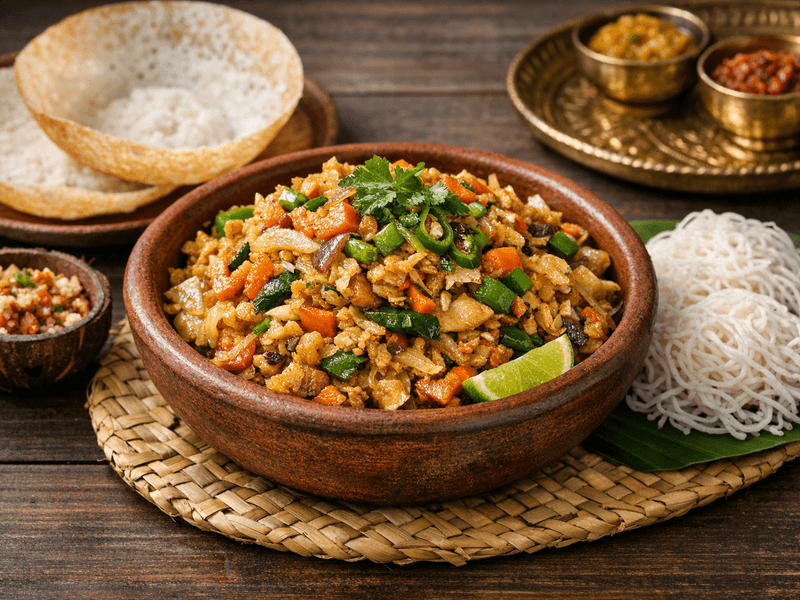 Vegetable Kottu