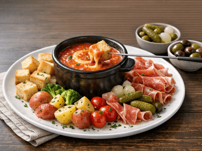 Fondue à la Tomate