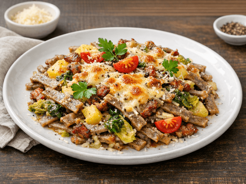 Puschlaver Pizzoccheri al Forno