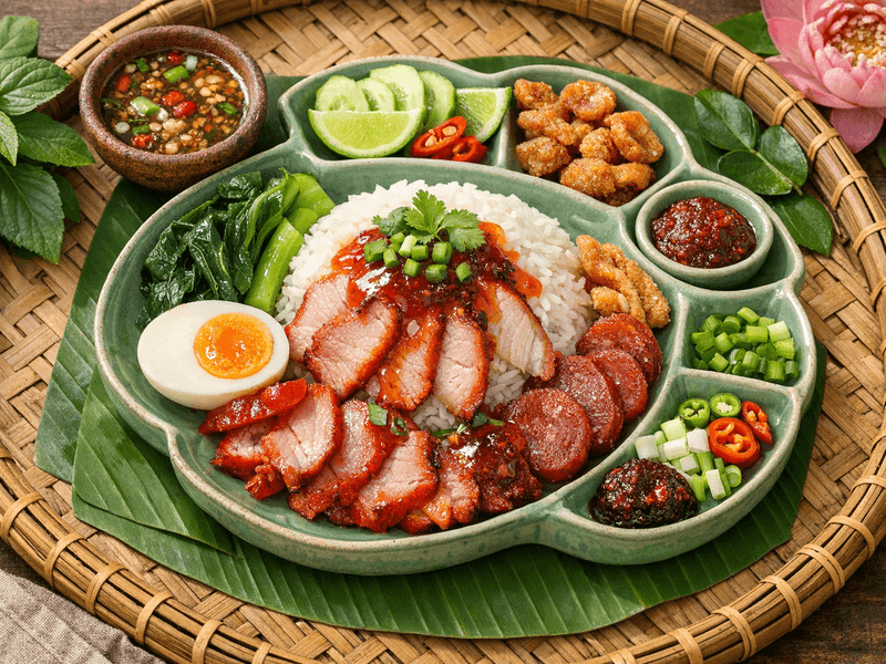 ข้าวหมูแดง