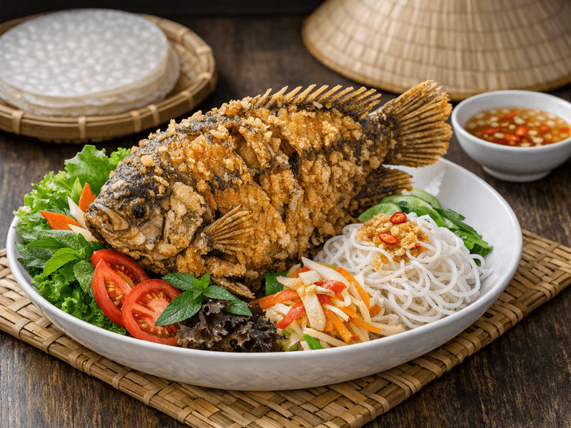 Cá Tai Tượng Chiên Xù