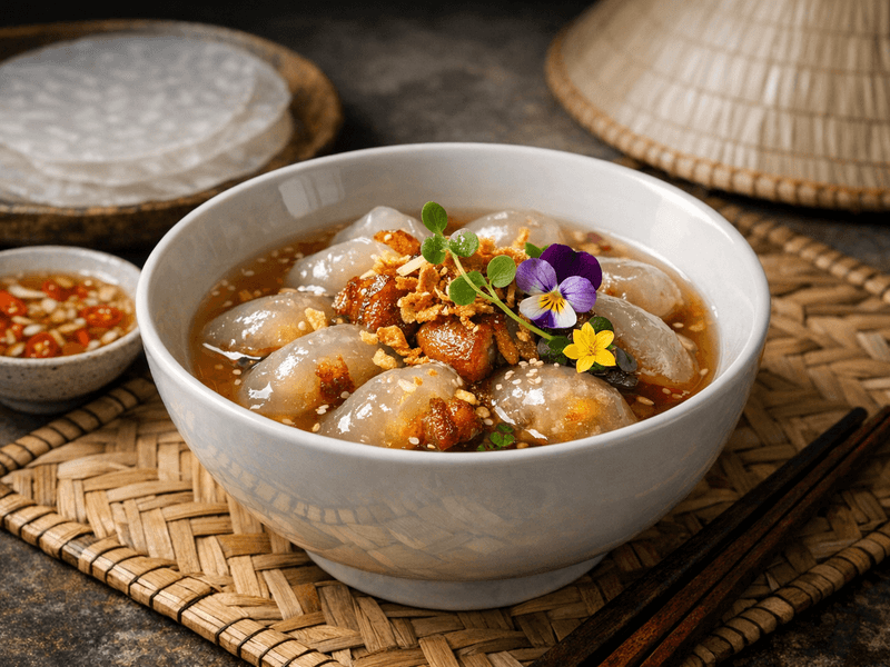 Chè Bột Lọc Heo Quay